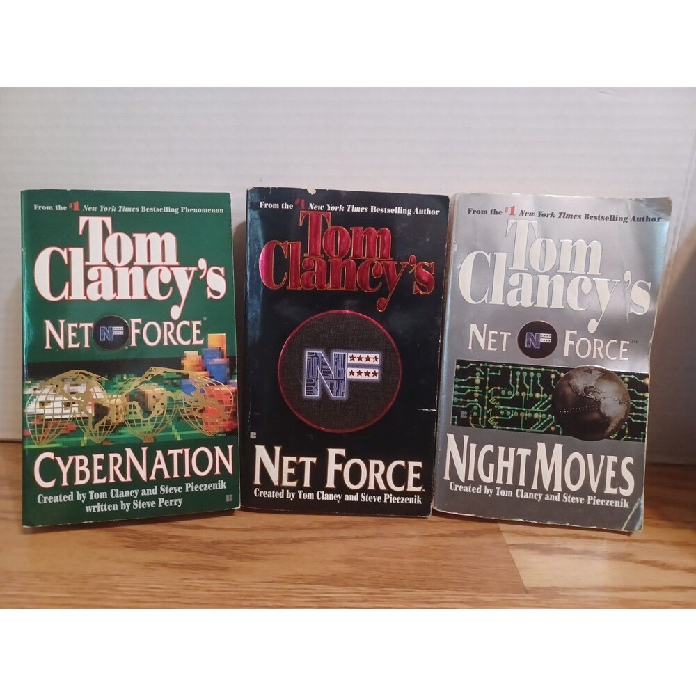 Tom Clancy Lot of 3 Books - Net Force Series - Paperback